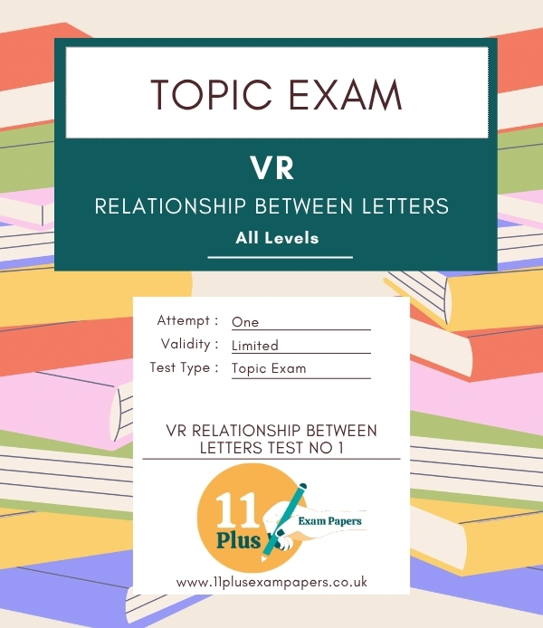 VR Relationship Between Letters Test No 1